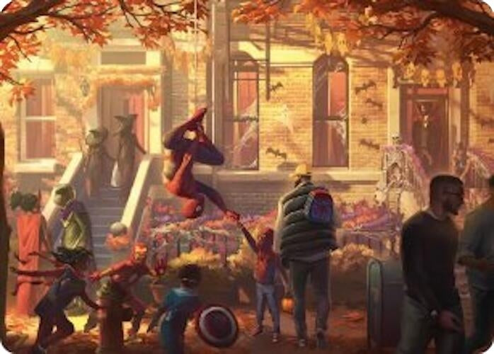 Friendly Neighborhood Art Card (2) {Art Series: Marvel's Spider-Man}