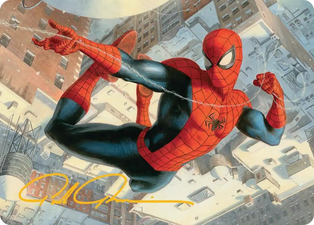 Spider-Man, Peter Parker Art Card (Gold-Stamped Signature) (53) (Art Series: Marvel's Spider-Man)