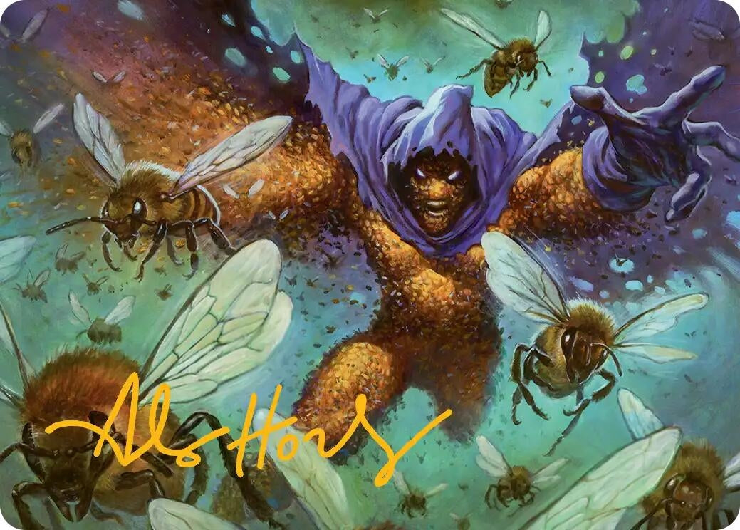 Swarm, Being of Bees Art Card (Gold-Stamped Signature) (11) (Art Series: Marvel's Spider-Man)