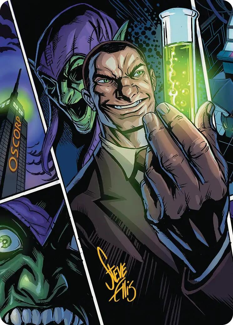 Norman Osborn Art Card (Gold-Stamped Signature) (43) (Art Series: Marvel's Spider-Man)