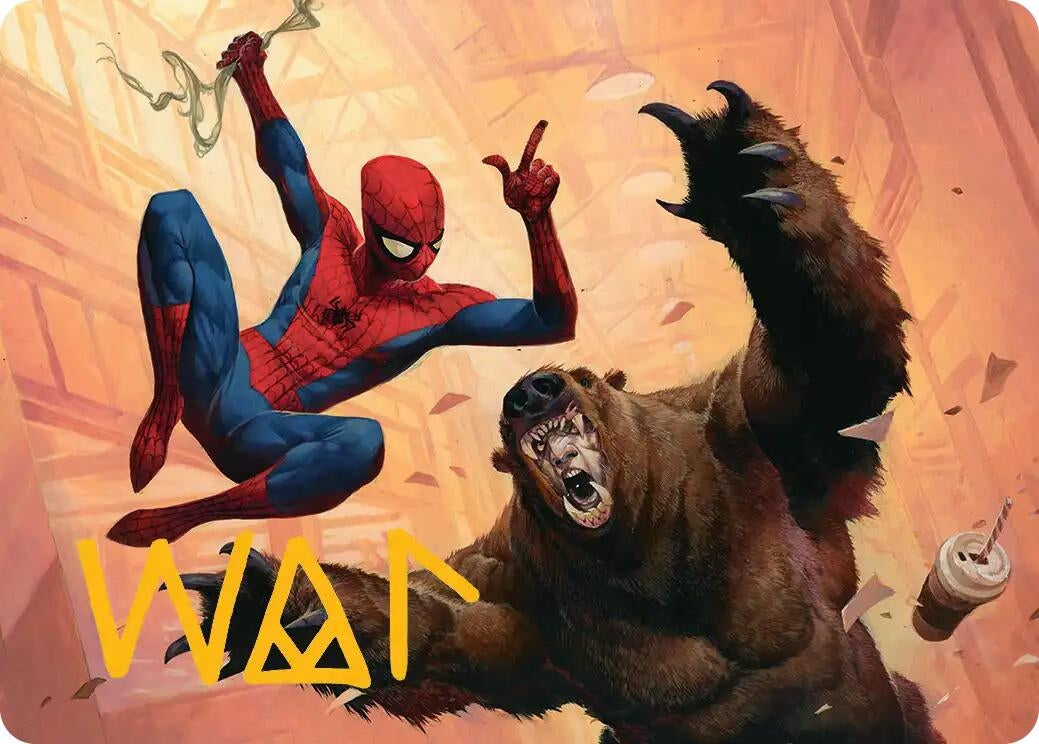Wisecrack Art Card (Gold-Stamped Signature) (16) (Art Series: Marvel's Spider-Man)