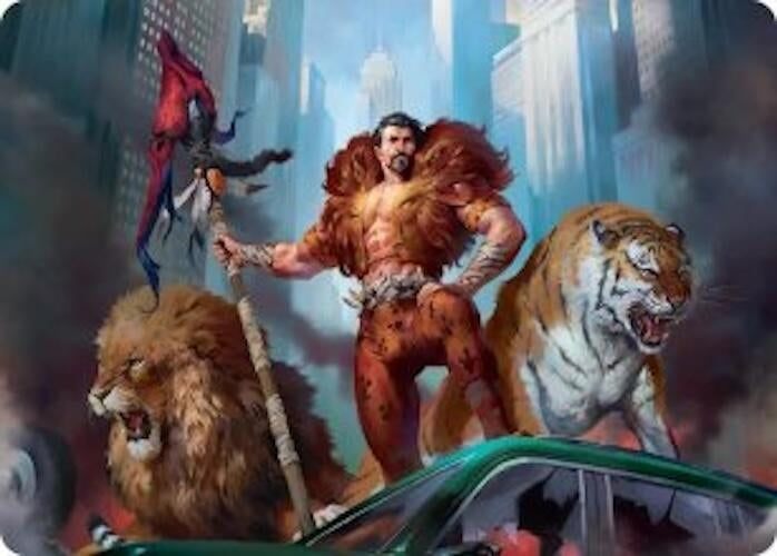 Kraven, Proud Predator Art Card (28) (Art Series: Marvel's Spider-Man)