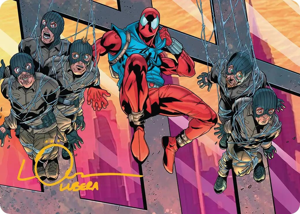 Scarlet Spider, Ben Reilly Art Card (Gold-Stamped Signature) (38) (Art Series: Marvel's Spider-Man)