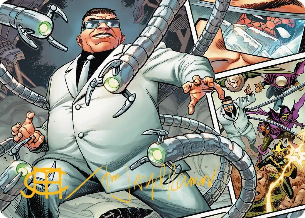 Doctor Octopus, Master Planner Art Card (48/54) (Gold-Stamped Signature) (48) (Art Series: Marvel's Spider-Man)
