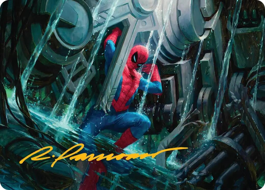 Strength of Will Art Card (Gold-Stamped Signature) (22) (Art Series: Marvel's Spider-Man)