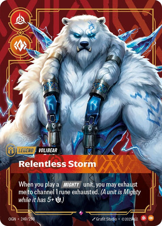 Image for Volibear - Relentless Storm (249/298) (Origins) - Riftbound: League of Legends Trading Card Game
