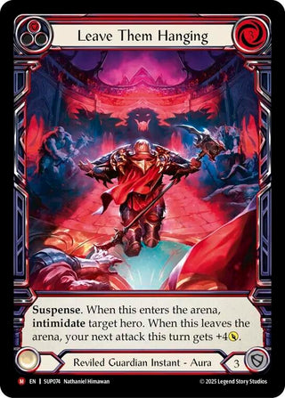 Image for Leave Them Hanging (Extended Art) (SUP074) - Flesh and Blood TCG