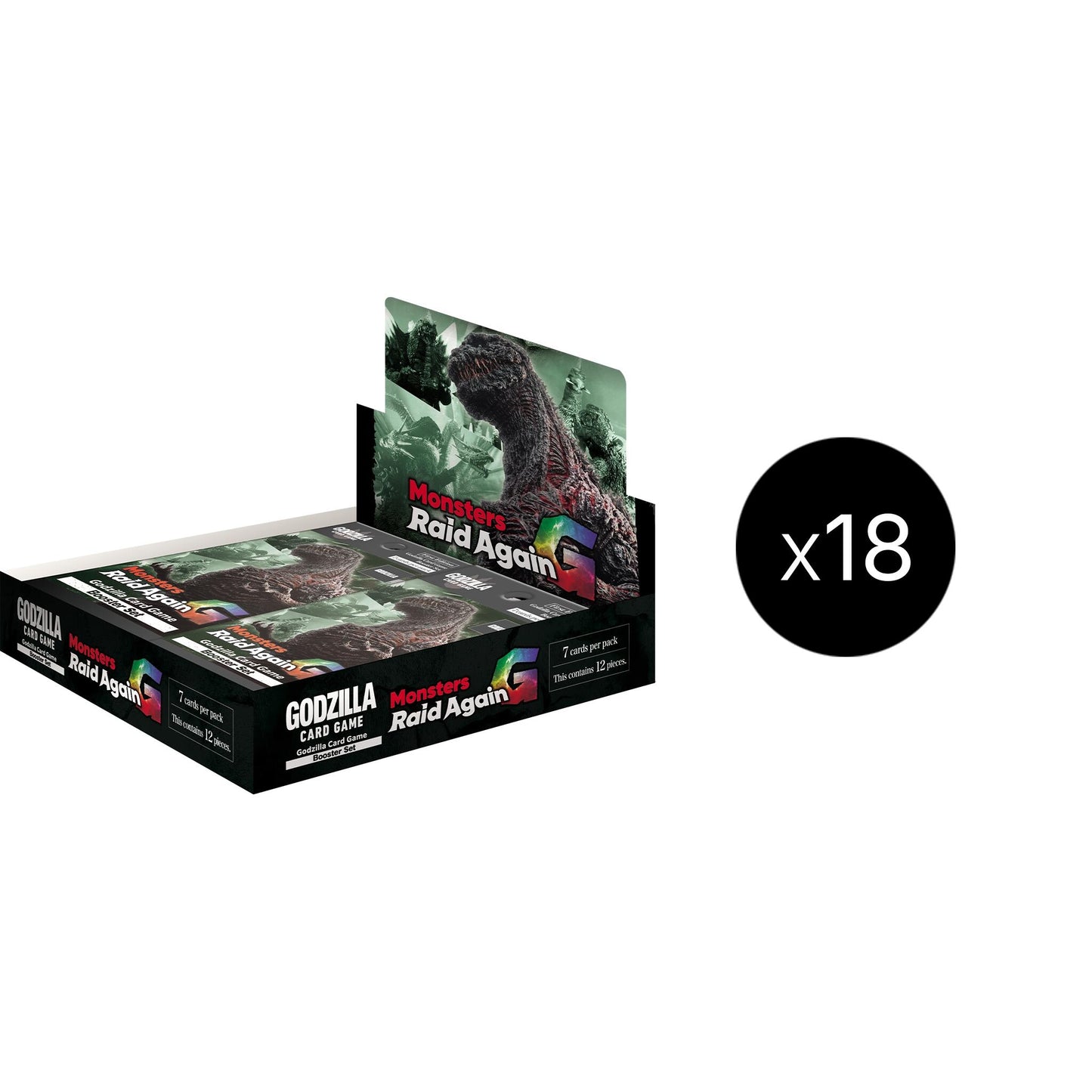 Image for G: Monsters Raid Again Booster Box Case - Godzilla Card Game