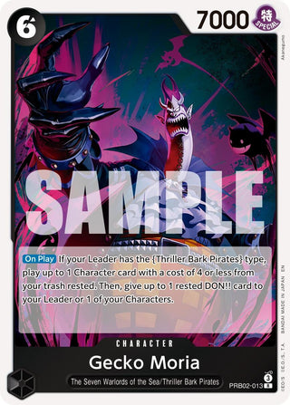 Image for Gecko Moria (PRB02-013) (Premium Booster -The Best- Vol. 2) - One Piece Card Game