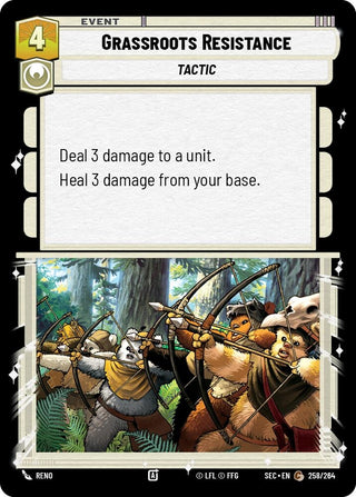 Image for Grassroots Resistance (258/264) (Secrets of Power) - Star Wars: Unlimited