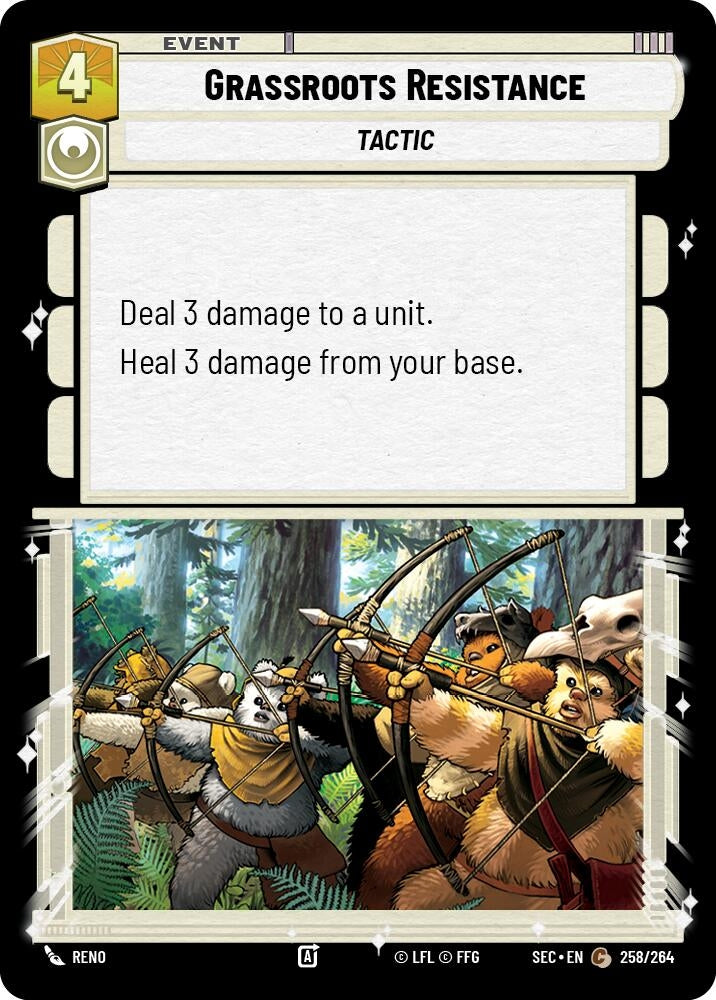 Image for Grassroots Resistance (258/264) (Secrets of Power) - Star Wars: Unlimited