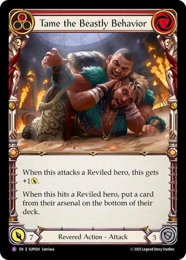 Image for Tame the Beastly Behavior (SUP024) - Flesh and Blood TCG