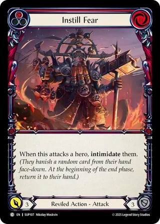 Instill Fear (Red) (SUP107) (Super Slam)
