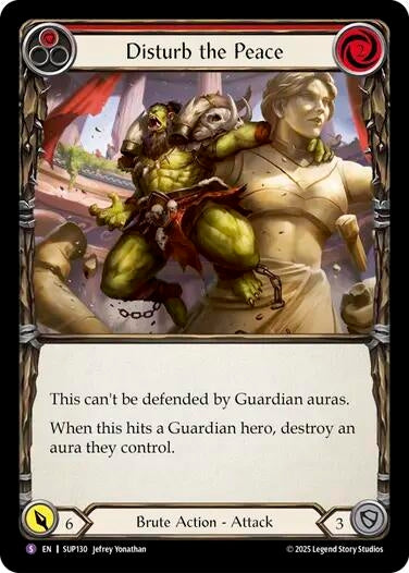 Image for Disturb the Peace (SUP130) - Flesh and Blood TCG