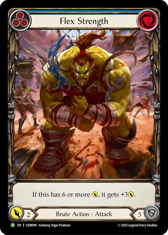 Image for Flex Strength (GEM099) - Flesh and Blood TCG