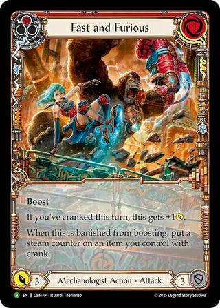 Image for Fast and Furious (GEM104) - Flesh and Blood TCG