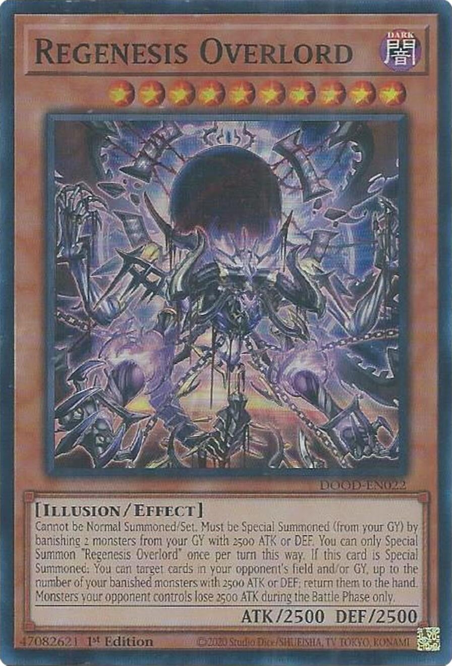Image for Regenesis Overlord (DOOD-EN022) (Doom of Dimensions) - YuGiOh
