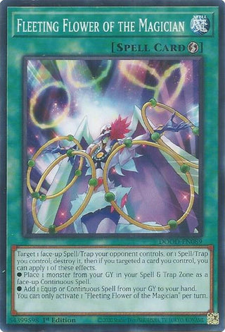 Fleeting Flower of the Magician (DOOD-EN089) (Doom of Dimensions)