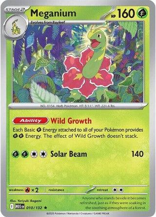 Image for Meganium (010/132) (ME01: Mega Evolution) - Pokemon