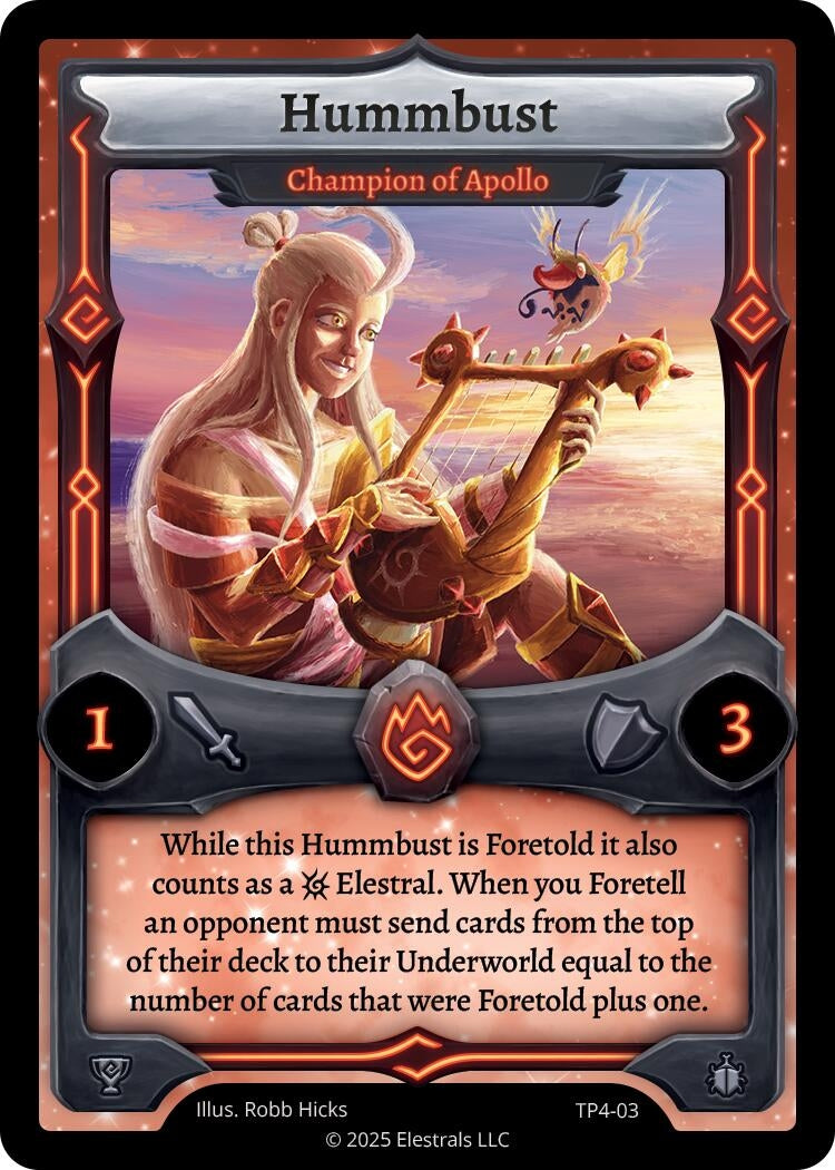 Image for Hummbust - Champion of Apollo (TP4-03) (Organized Play Series 4) - Elestrals