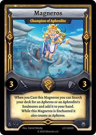 Image for Magneros - Champion of Aphrodite (LST-SD033) (Divine Champions: Lifestream Starter Decks) - Elestrals