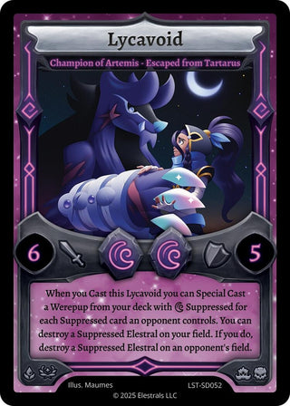 Image for Lycavoid - Champion of Artemis (LST-SD052) (Divine Champions: Lifestream Starter Decks) - Elestrals