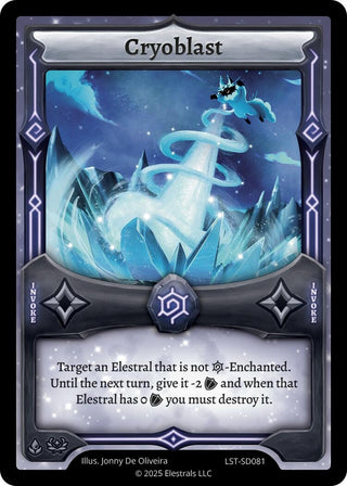 Image for Cryoblast (LST-SD081) (Divine Champions: Lifestream Starter Decks) - Elestrals