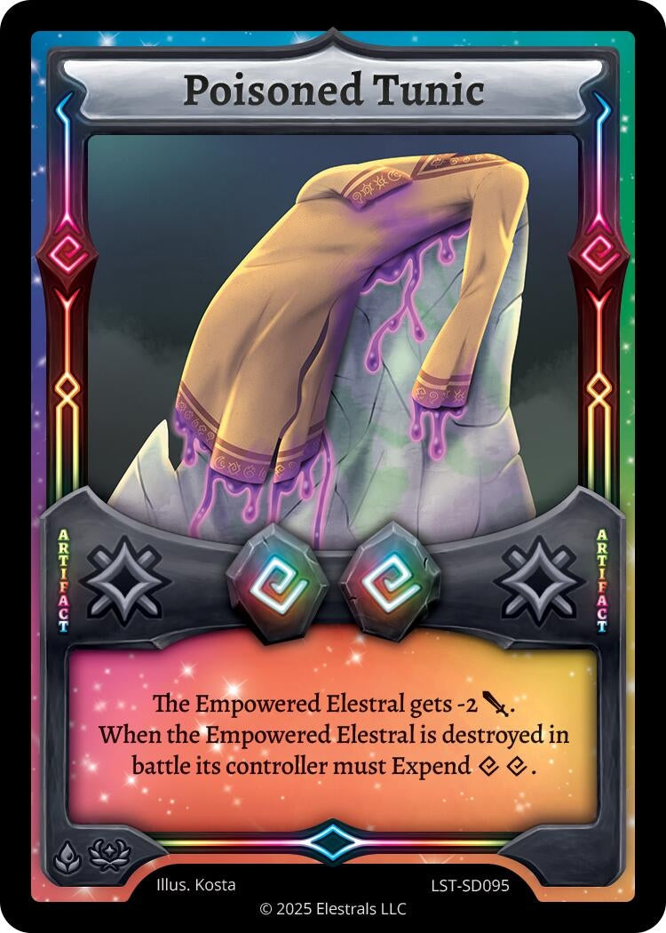Image for Poisoned Tunic (LST-SD095) (Divine Champions: Lifestream Starter Decks) - Elestrals
