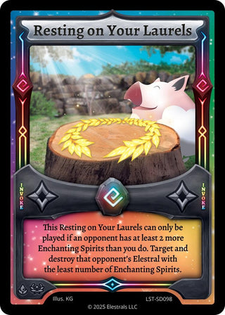 Image for Resting on Your Laurels (LST-SD098) (Divine Champions: Lifestream Starter Decks) - Elestrals