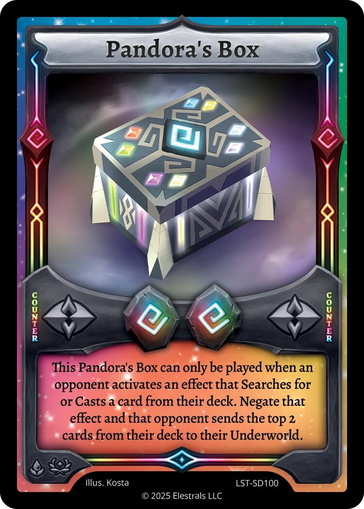 Image for Pandora's Box (LST-SD100) (Divine Champions: Lifestream Starter Decks) - Elestrals