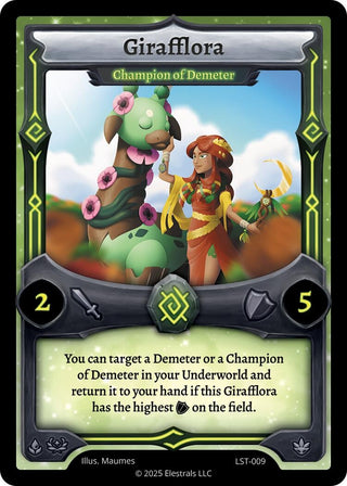 Image for Girafflora - Champion of Demeter (LST-009) (Divine Champions: Lifestream) - Elestrals