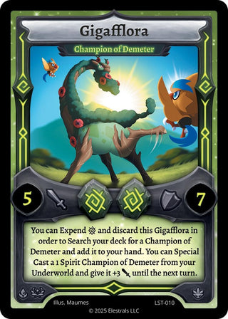 Image for Gigafflora - Champion of Demeter (LST-010) (Divine Champions: Lifestream) - Elestrals