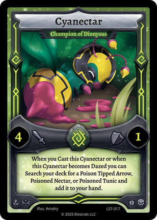 Image for Cyanectar - Champion of Dionysus (LST-017) (Divine Champions: Lifestream) - Elestrals