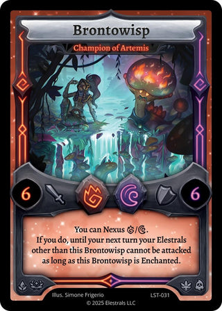 Image for Brontowisp - Champion of Artemis (LST-031) (Divine Champions: Lifestream) - Elestrals