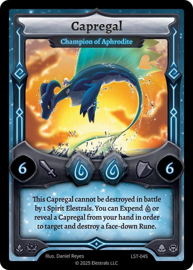 Image for Capregal - Champion of Aphrodite (LST-045) (Divine Champions: Lifestream) - Elestrals