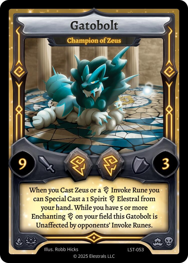 Image for Gatobolt - Champion of Zeus (LST-053) (Divine Champions: Lifestream) - Elestrals