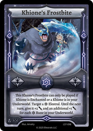 Image for Khione's Frostbite (LST-098) (Divine Champions: Lifestream) - Elestrals