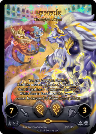 Image for Lycavolt - Champion of Zeus (Full Art) (LST-113) (Divine Champions: Lifestream) - Elestrals