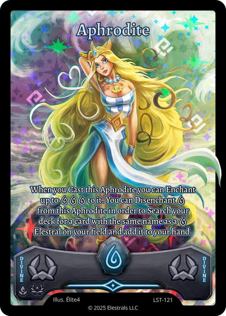 Image for Aphrodite (Full Art) (LST-121) (Divine Champions: Lifestream) - Elestrals