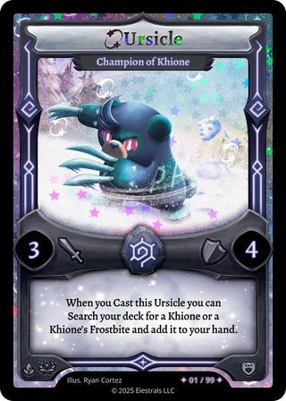 Image for Ursicle - Champion of Khione (Serialized) (/99) (Divine Champions: Lifestream) - Elestrals