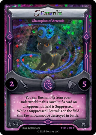 Image for Fawnlit - Champion of Artemis (Serialized) (/99) (Divine Champions: Lifestream) - Elestrals