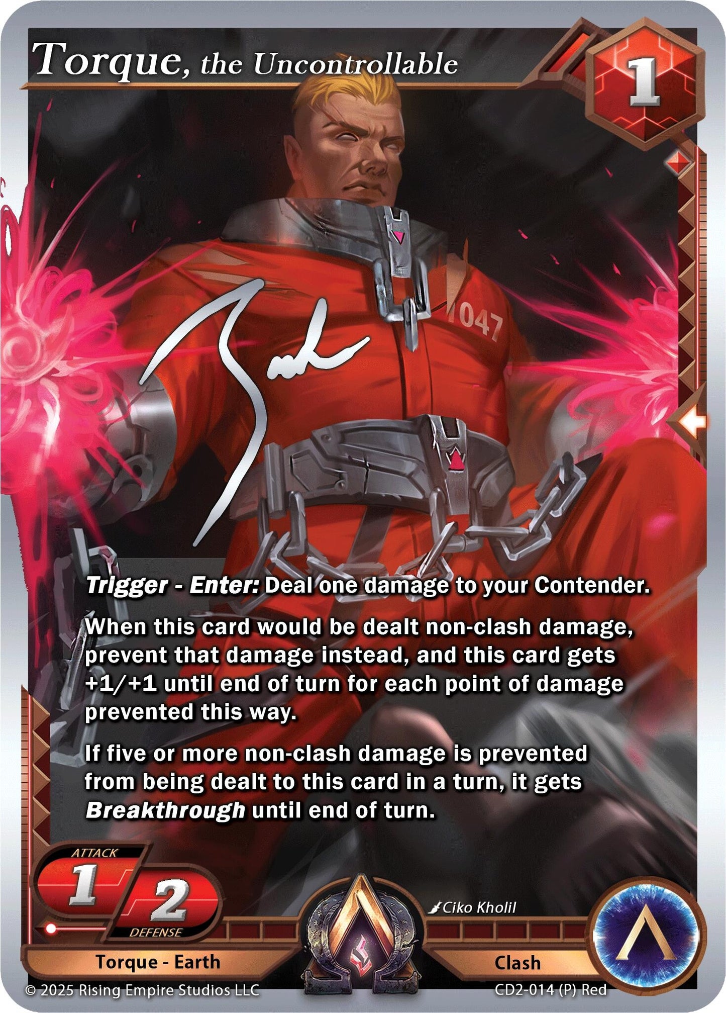 Image for Torque, the Uncontrollable (CD2-014) (Champion Deck: Zach Bunn) - Alpha Clash