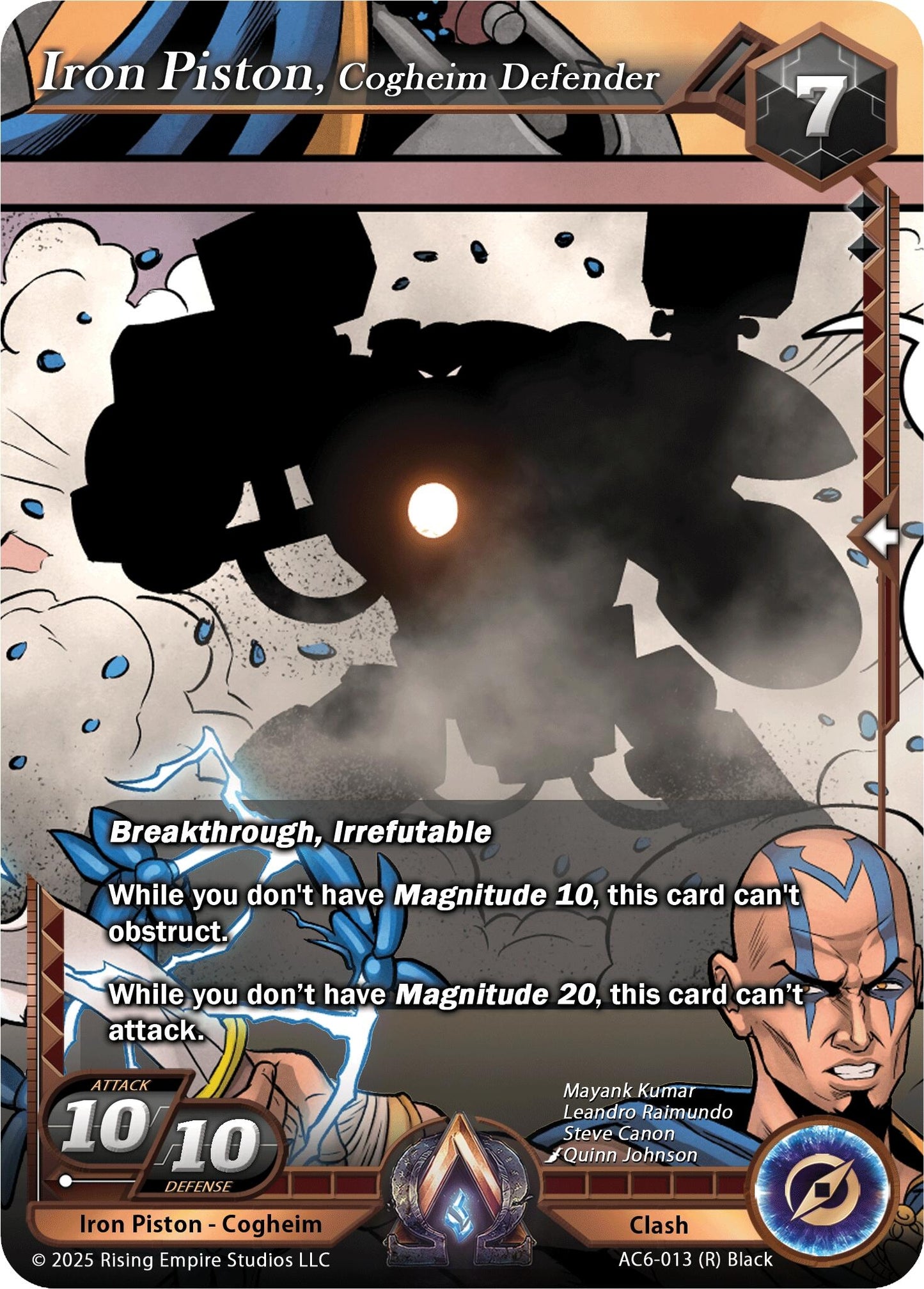 Image for Iron Piston, Cogheim Defender (AC6-013) (Echoes of Eternity) - Alpha Clash