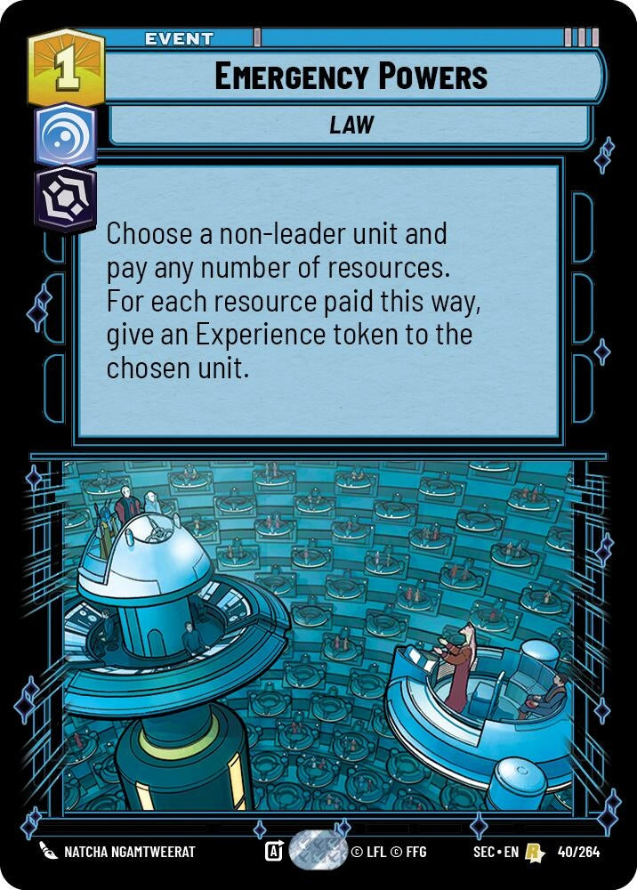Image for Emergency Powers (40/264) (Secrets of Power) - Star Wars: Unlimited