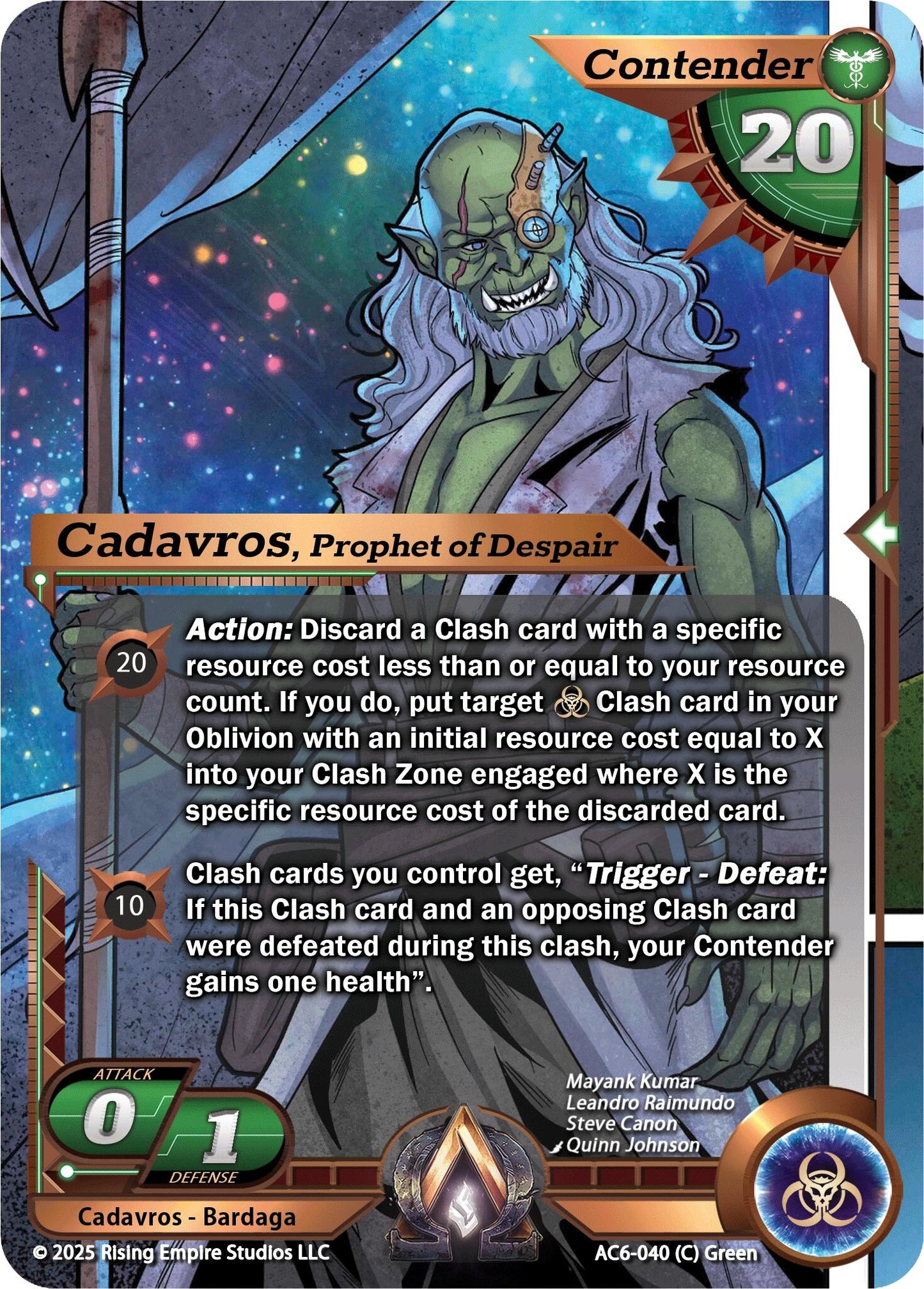 Cadavros, Prophet of Despair (AC6-040) (Echoes of Eternity)
