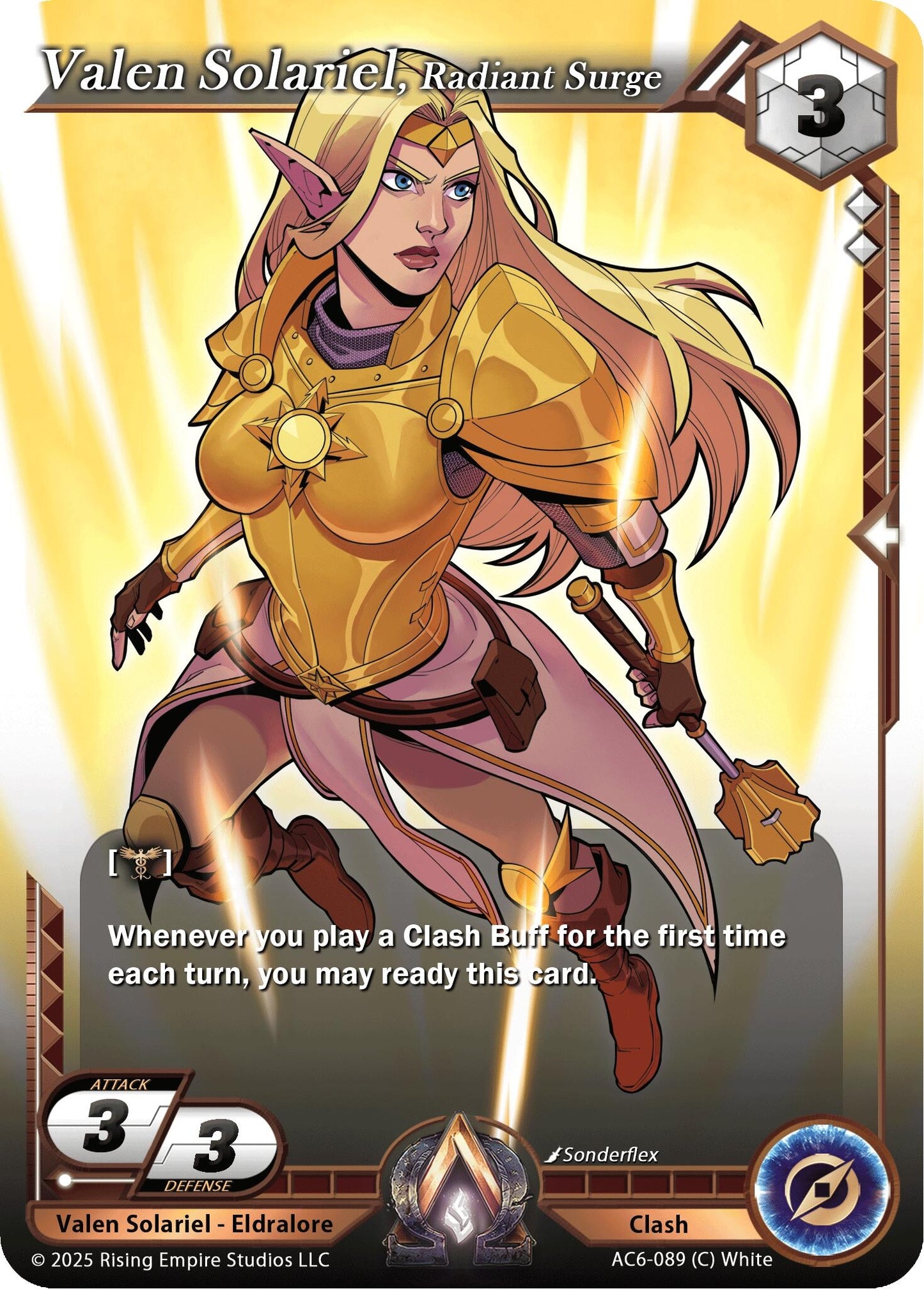 Image for Valen Solariel, Radiant Surge (AC6-089) (Echoes of Eternity) - Alpha Clash