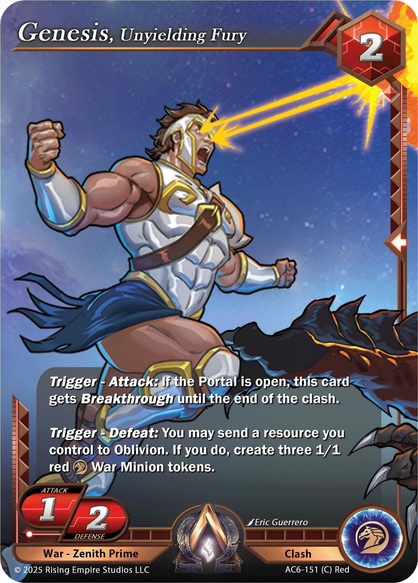 Genesis, Unyielding Fury (AC6-151) (Echoes of Eternity)