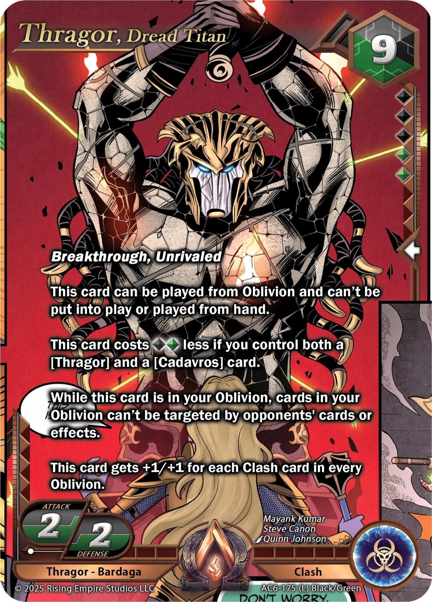 Image for Thragor, Dread Titan (AC6-175) (Echoes of Eternity) - Alpha Clash