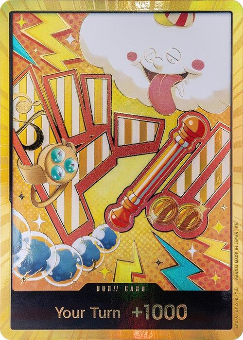Image for DON!! Card (Nami) (Gold) (Premium Booster -The Best- Vol. 2) - One Piece Card Game