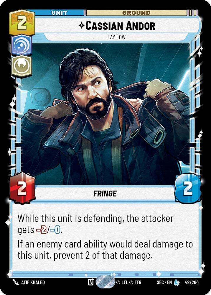 Image for Cassian Andor - Lay Low (42/264) (Secrets of Power) - Star Wars: Unlimited
